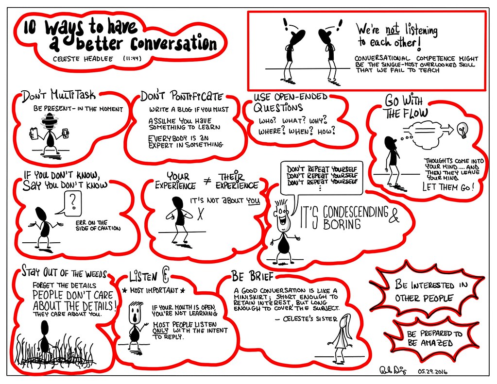 10 Ways to have a better conversation.