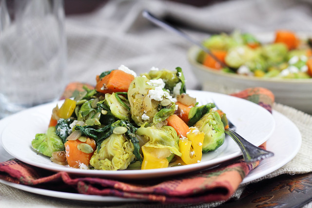 Sweet Potato and Brussel Sprouts Hash-7