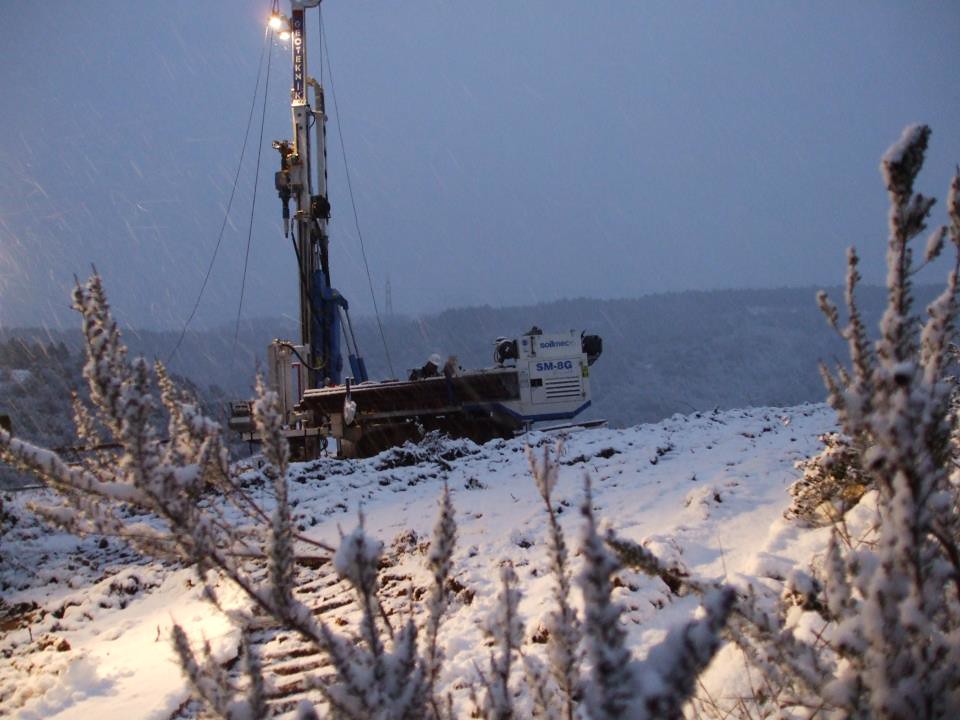 ERKE Group, Soilmec SM-8G Sondaj Makinası - Zorlu Kış Koşullarında Aralıksız Çalışmakta