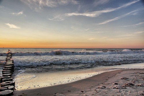 ocean sunset sea beach strand sunrise sand meer sonnenuntergang ships ostsee rostock schiffe markgrafenheide