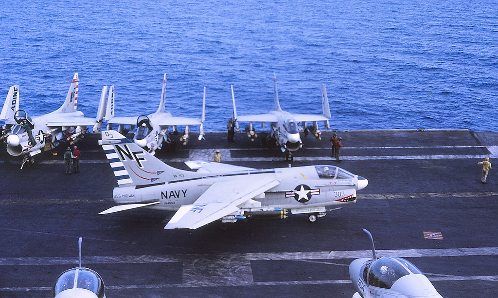 A7 Corsair, VA-93 | BuNo 154553 VA-93 USS Midway Gulf of Ton… | Russ ...
