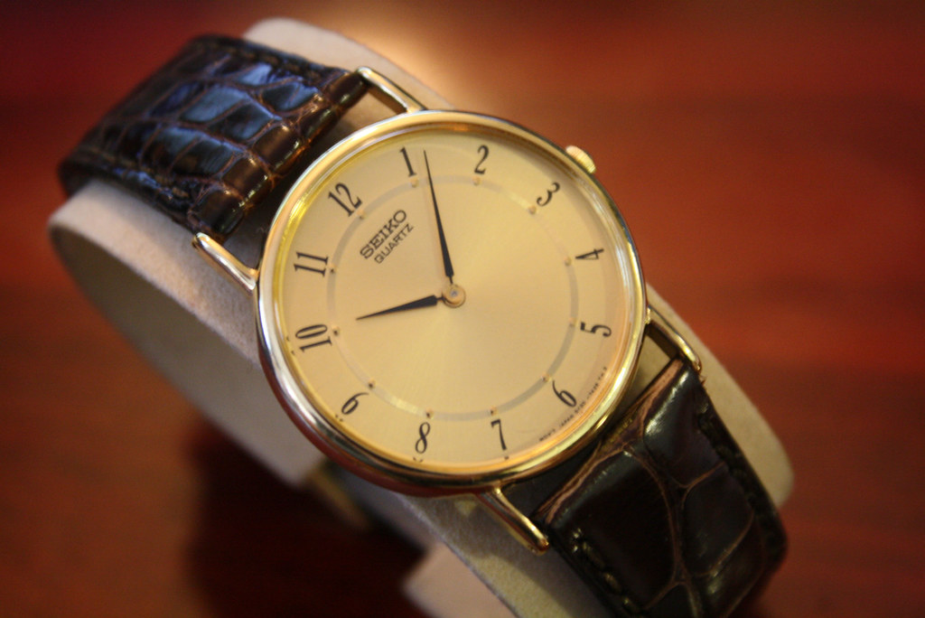 SEIKO Quartz 5Y30-7000 GoldTone Gentleman watch | Case is 30… | Flickr