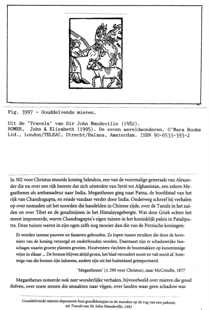 DOC28/3997 - Gold-digging ants, ROMER, John (1995). De zeve…