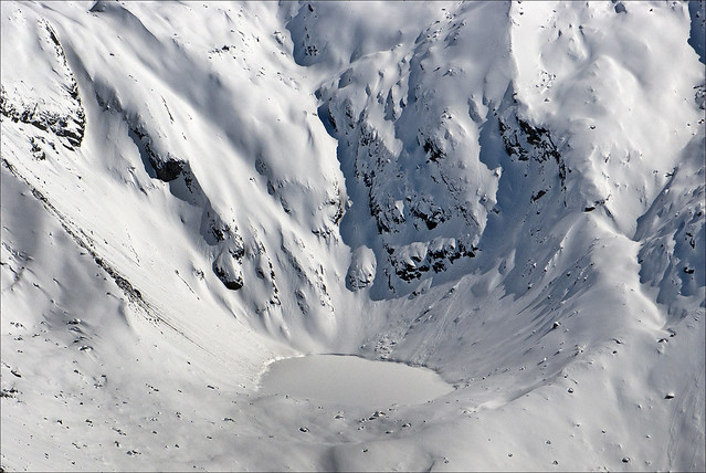 Gorner  See in winter time ,(2595 m)  .A Lake of Monte Rosa . A view from Gornergrat (Zermatt).March 31,2013. No.7.