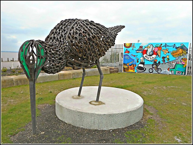 Anchor Chain Bird Sculpture ..