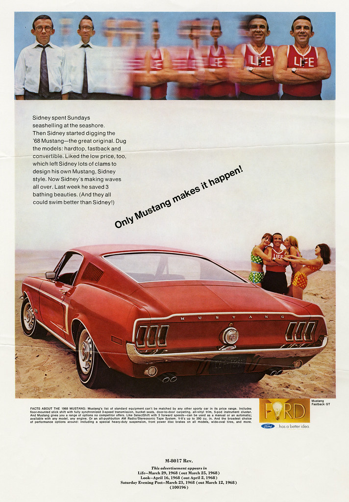 Mustang-JWT DomAds-1968 | Mad Men Mondays-May 6 