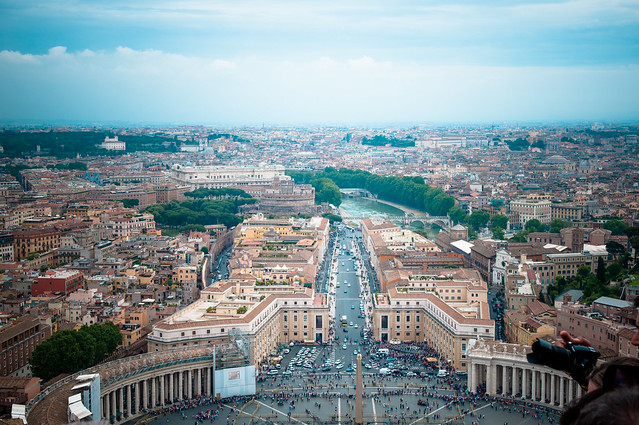 View from the dome of Saint Peter's Basilica, The Vatican