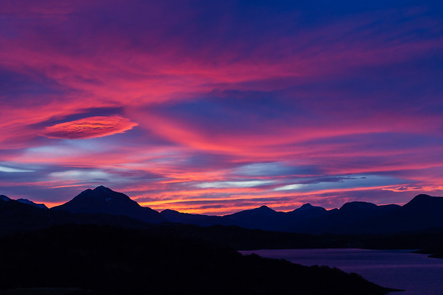 Sunrise over Liathach