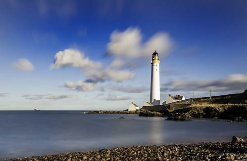 sea sky lighthouse water clouds scotland angus sony alpha ness scurdie montroes