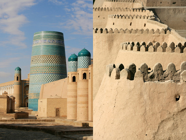 khiva walls - uzbekistan