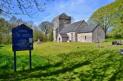 St Brynach's Church, Llanfrynach | For centuries St Brynach'… | Flickr