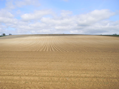 Ploughed field Baldock Circular
