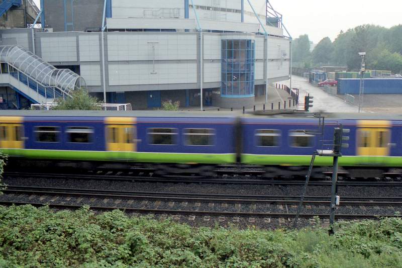 Train at Chelsea, West London (1999)