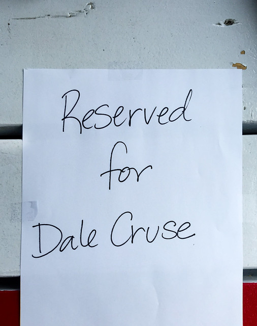 Reserved for Dale Cruse