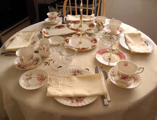 Table setting rehearsal for afternoon tea | Aiming at recrea… | Flickr