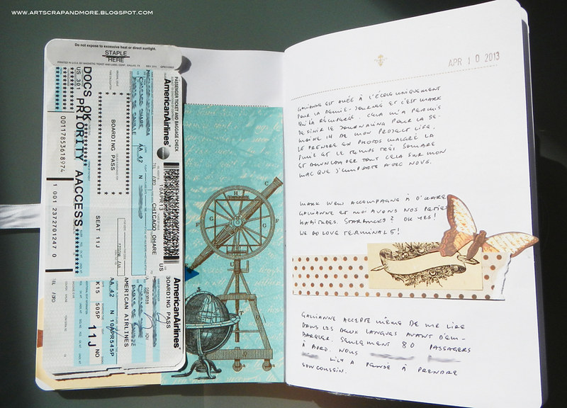 Travel Journal (inside pages) - Cahier de Voyage (pages in…