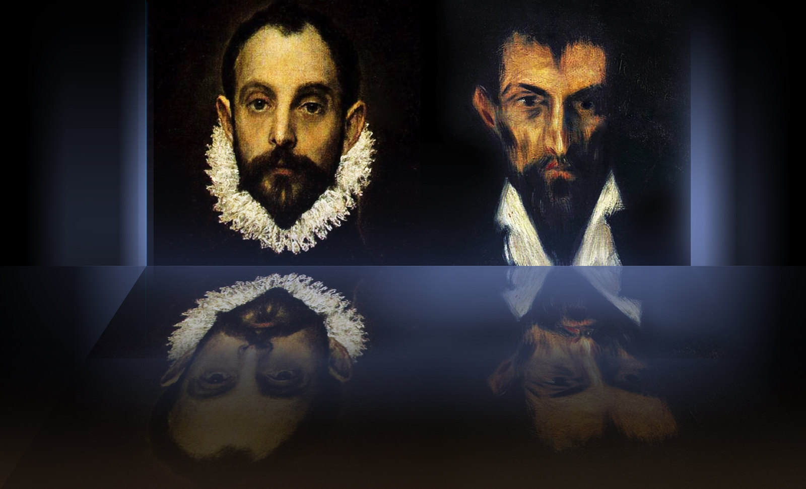Duelista, identificación de Doménikus Theokópoulos el Greco (1580), focalización de Pablo Picasso (1899).