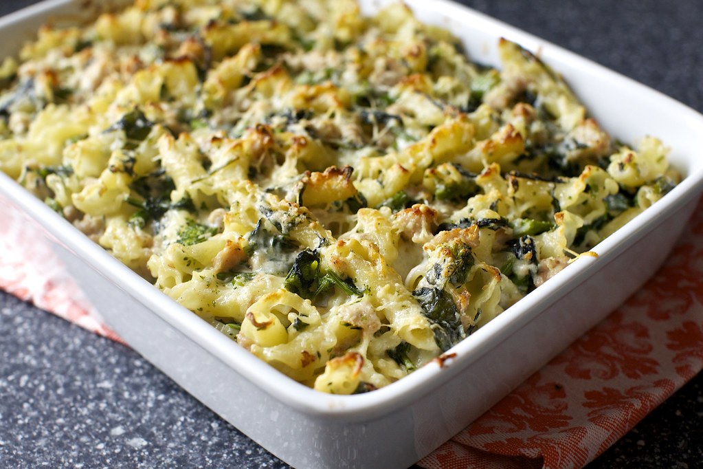 crunchy, not goopy, baked pasta | Baked Pasta with Broccoli … | Flickr