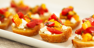 Bruschetta with Roasted Garlic Butter, Cherry Tomatoes 3of4 | by Breville USA