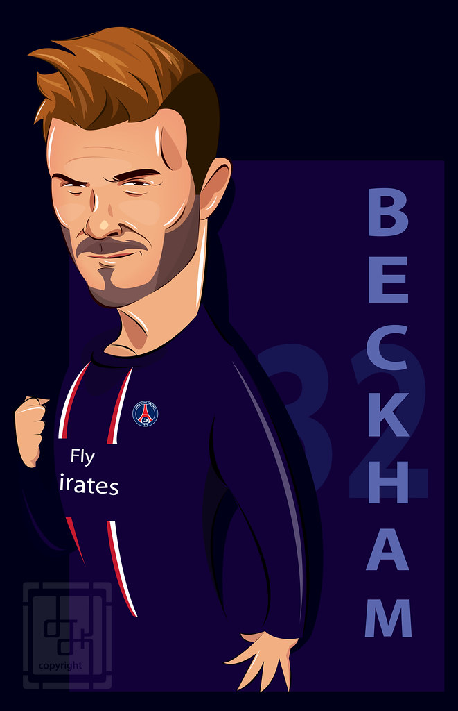 Beckham Cartoon | Lucky David Hermawan | Flickr