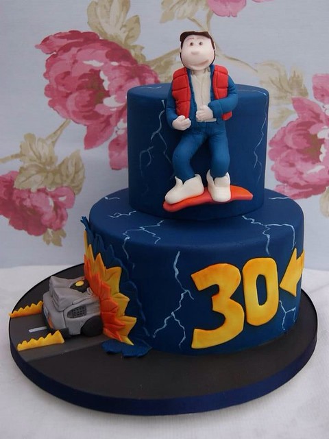 Back to the Future Cake