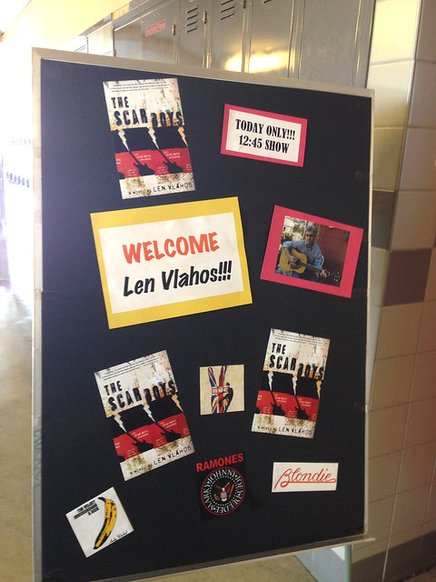 Len Vlahos and The Scar Boys at Thurgood Marshall High School 2