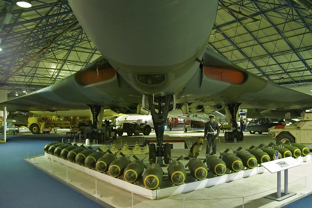 Avro Vulcan B2, XL318, Bomb Load, RAF Museum, Hendon