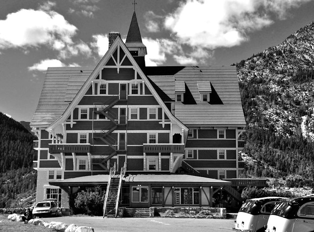 Prince of Wales Hotel in B/W