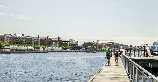 Strolling in Copenhagen Harbour