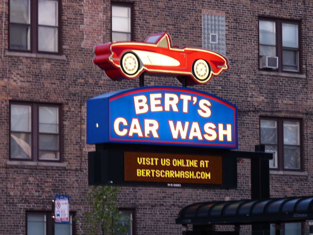Berts Car Wash Im Sure A Recent Sign But With A Lovely Flickr