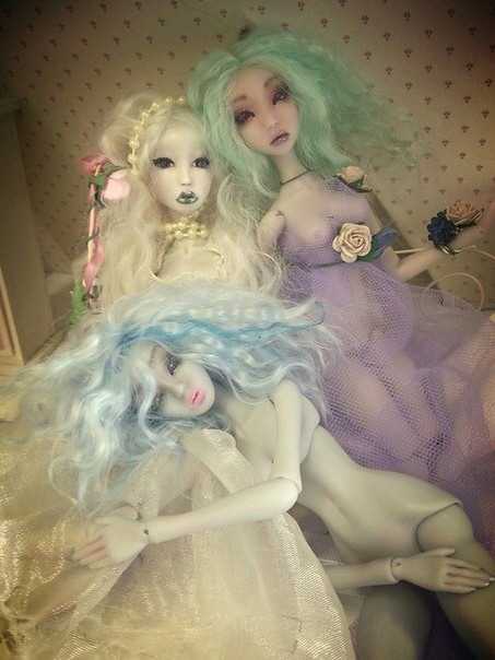 Lightpainted Dolls, One of a Kind