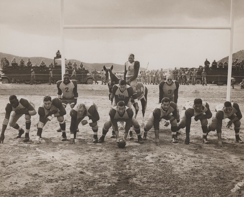 Reckless and Marine Corps Football Team, 1954 -