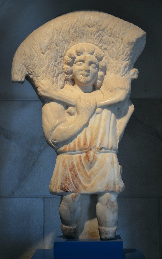 Statue of the God Shepherd, 4th-5th century AD, found near Gaza, Rockefeller Museum, Jerusalem