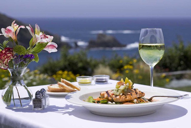 Rita Crane Photography: Fresh Seafood & A Glass of Wine, Mendocino Coast, California