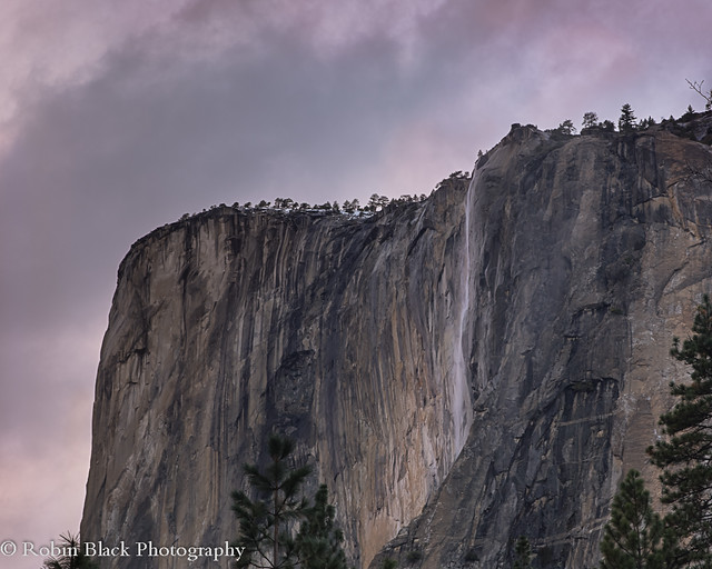 After the Fire (Horsetail Fall, Evening, Yosemite National Park)