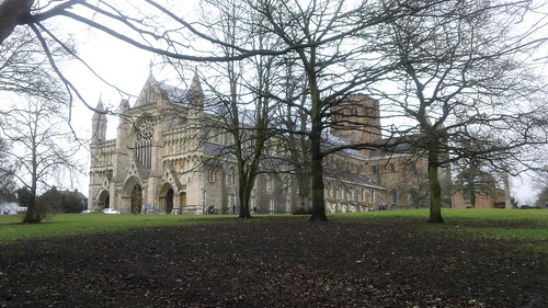 St Albans Cathedral in the not-so-bleak midwinter tea &amp; cakes awaiteth.....