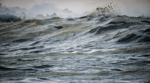 morning storm wave falsebay rooiels