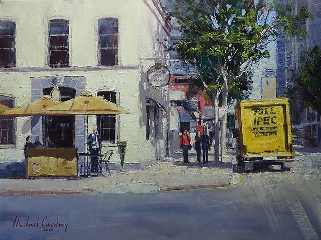 Charlotte Street and the Market Street Cafe - Michael Cawdrey