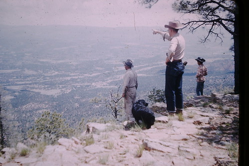 Forest Ranger on the Mogollon Rim, Arizona early 1960's