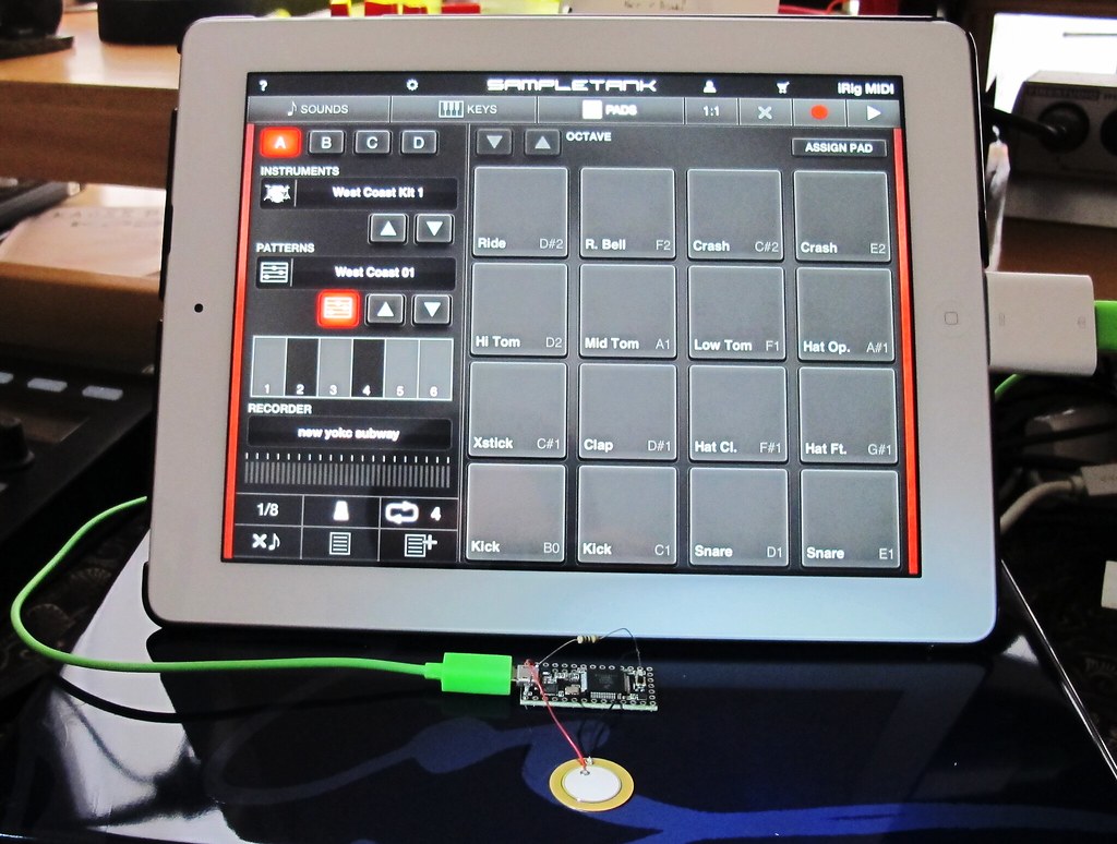 Arduino MIDI Drum Pad | Arduino clone 