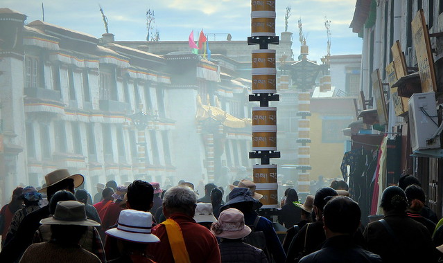 Pilgrims in Lhasa