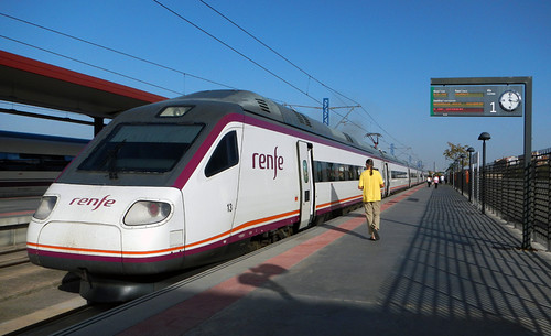 Taking the Renfe train from Toledo to Madrid