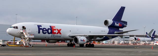 FedEx MD-11 at ANC