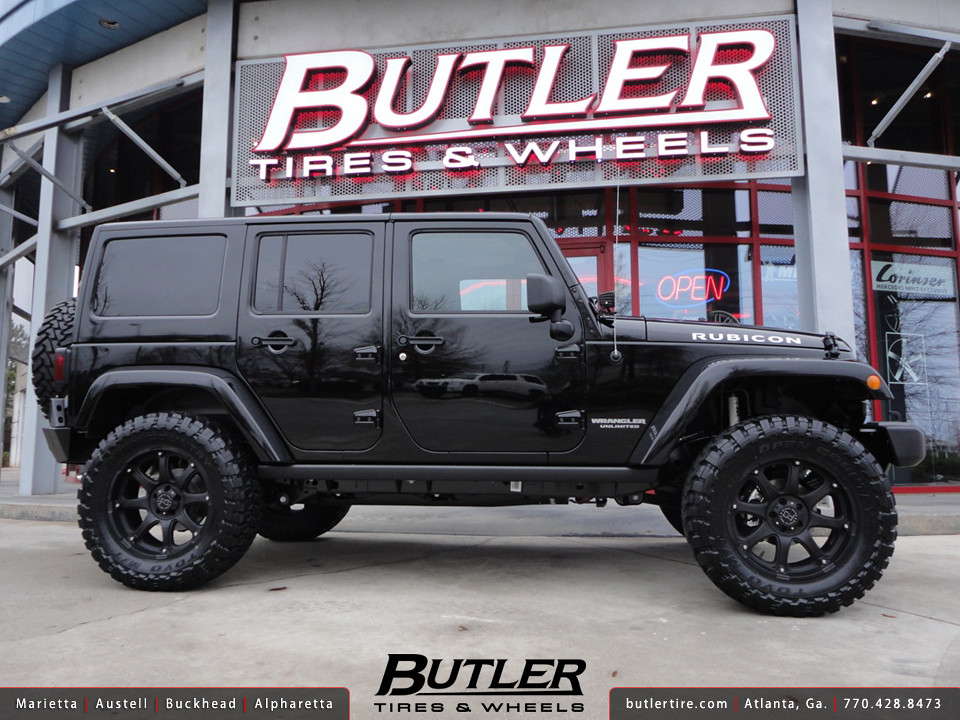 Jeep Wrangler Rubicon with 20in Black Rhino Glamis Wheels | Flickr