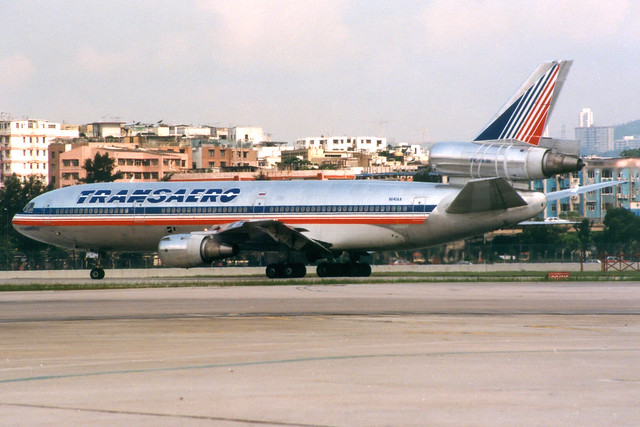 Transaero | McDonnell Douglas DC-10-30 | N141AA | Hong Kong Kai Tak