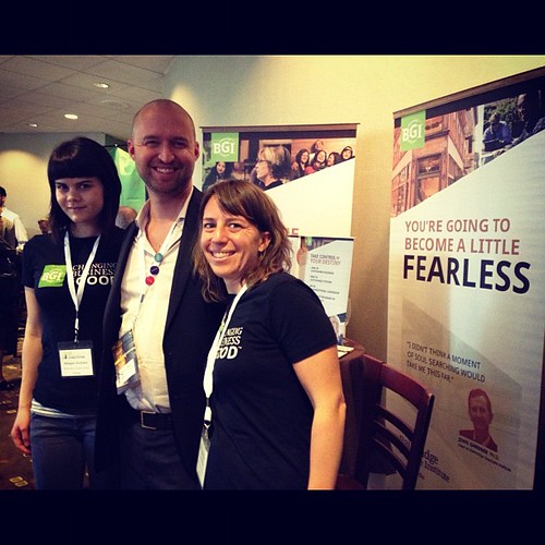 Become a little fearless. Come by our booth at Living Future and day hello!