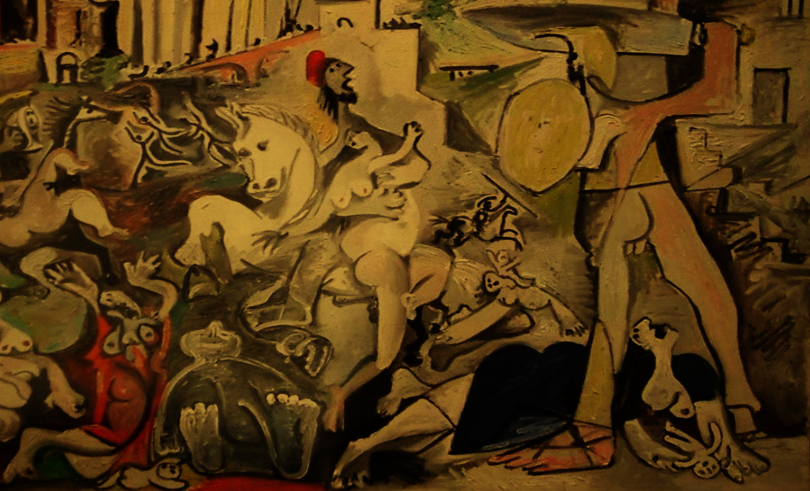 Rapto de las Sabinas, recreación de Jacques Louis David (1799), apropiación de Pablo Picasso (1962).