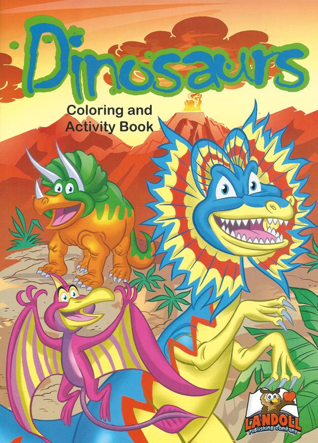 Landoll Publishing Company :: "Dinosaurs" Coloring & Activity Book (( 2013 )) by tOkKa