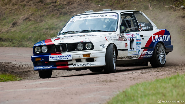BMW 320i n°00 (Julien BIDAUD / Virginie BOURDELAS) - 28ème Rallye des Bauges