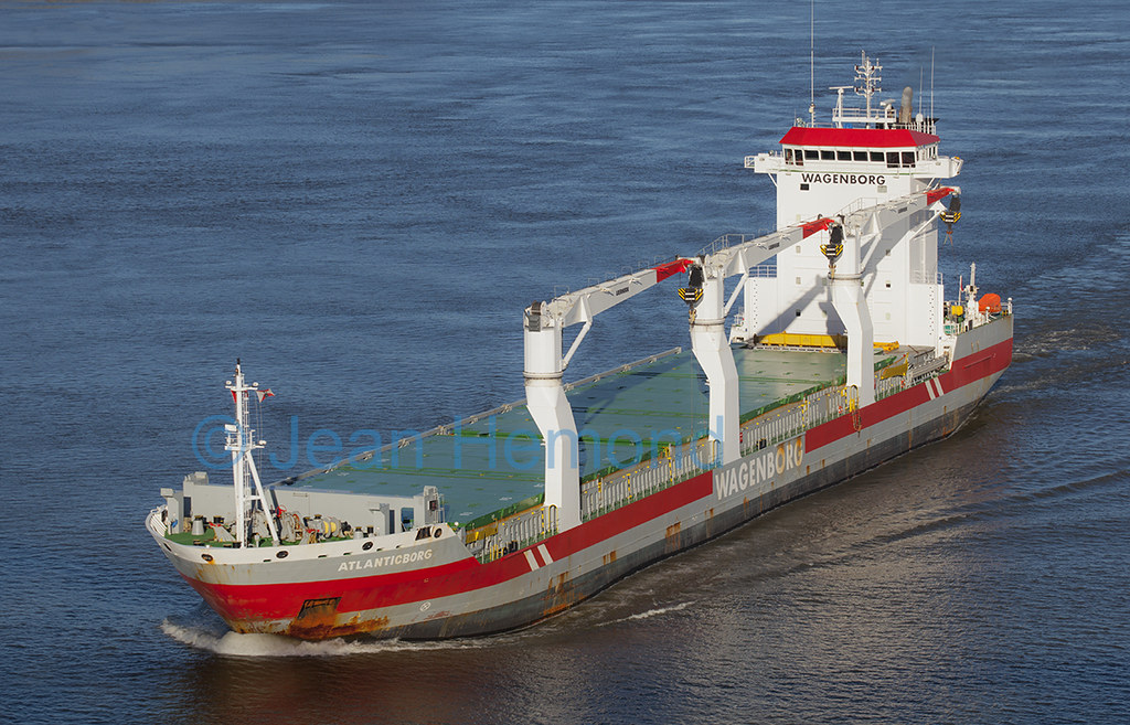 Aerial view of WAGENBORG General cargo ship ATLANTICBORG G… | Flickr